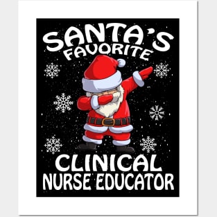 Santas Favorite Clinical Nurse Educator Christmas Posters and Art